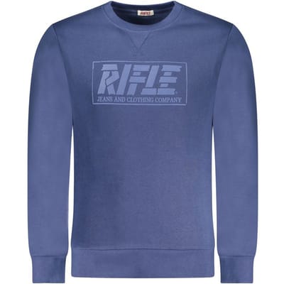Rifle Blauw Katoenen Heren Sweatshirt