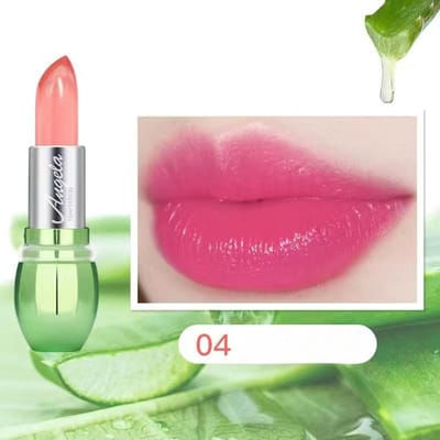 Hydraterende Aloë Vera Jelly Kleurveranderende Lippenstift Langdurige Voedende Lippenbalsem Zachte Magische Temperatuur Kleurverandering Lipgloss
