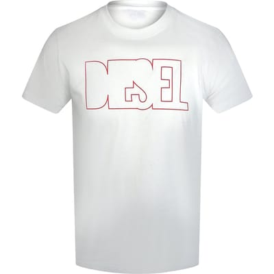 Diesel Outlined Logo Felwit T-shirt