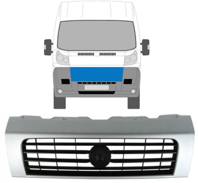 Grill voor Fiat Ducato 2006-2014