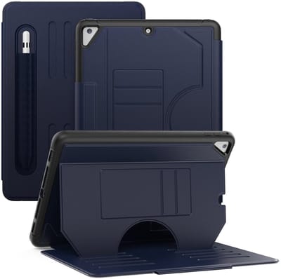 Solidenz Magnetische hoes geschikt voor iPad 2018 / iPad 2017 / Air 2 - 9.7 inch - Blauw