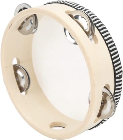 Hand Tamboerijn - Muziek Instrument - Muziek Maken - Compact Ontwerp - 154 mm Diameter
