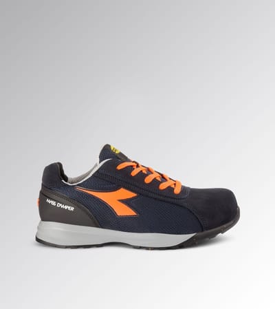 Diadora GLOVE MDS TEXT LOW S1PS FO SR D. Navy/F. Orange 35