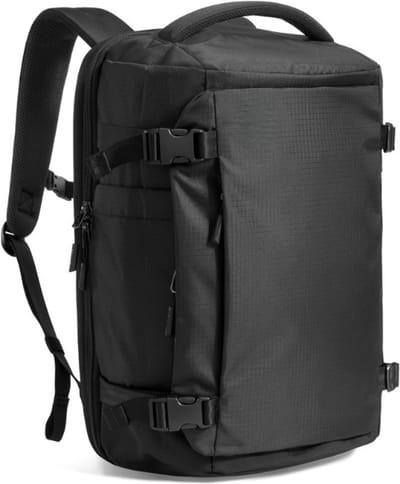 Tomtoc reisrugzak 28 liter, TSA-vriendelijk, goedgekeurd voor vluchten, past onder de stoel in de Easyjet cabine (45x36x20 cm), Ryanair (40x20x25 cm), handbagage, waterbestendig, lichtgewicht, geschikt voor laptops tot 16 inch.