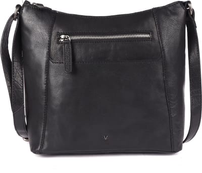 9,5 inch echte leren crossbody slingbag voor dames – trendy casual kantoortas met verstelbare schouderband