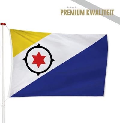 Bonairiaanse Vlag Bonaire 150x225cm - Kwaliteitsvlag - Geschikt voor buiten