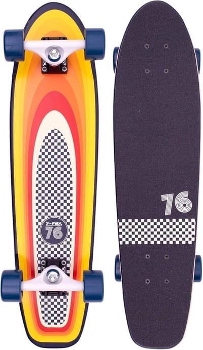 Cruiser Skateboard - Surfboard - Stedelijk Transport - 7 Lagen Hout - 29 Inch - Multicolor