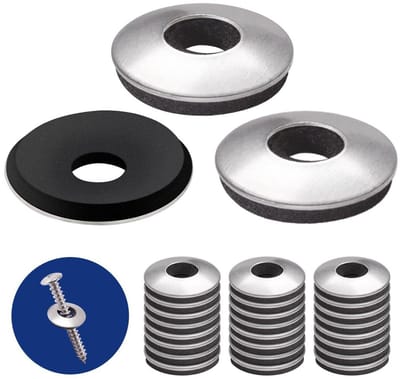 EPDM Afdichtringen - Rondellen met EPDM - Schroefverbindingen Afdichten - Roestvrij staal met EPDM - M6.3 x 16 mm - Zilverkleurig