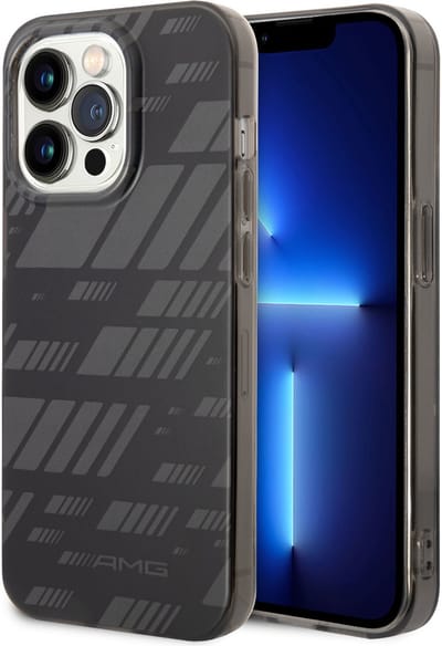 AMG Back cover - iPhone 14 Pro - Black - Slank en schokabsorberend - Flexibel TPU