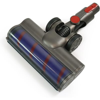 Brosse à rouleau à poils pour aspirateur domestique, accessoires de remplacement, tête de brosse de sol en Fiber de carbone gris