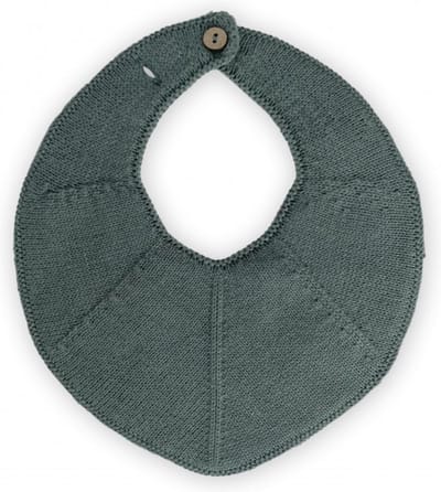 Saga Copenhagen - Gebreide Slab Floja - Silver Pine - Organic Cotton