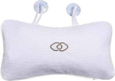 Comfortabel en ondersteunend badkussen voor hoofd, nek en schouders met zuignappen voor een luxe spa-ervaring in bad of hot tub