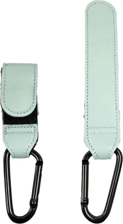 Knaak Kinderwagen Tassenhaakjes - Buggy haakjes - Babywagen - Haakjes voor Tassen - 2 - Licht Blauw