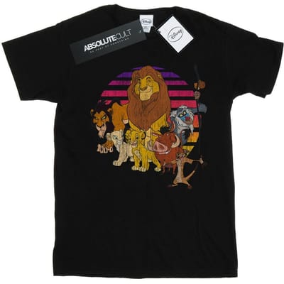 Disney Heren The Lion King Pride Familie T-shirt (Zwart)