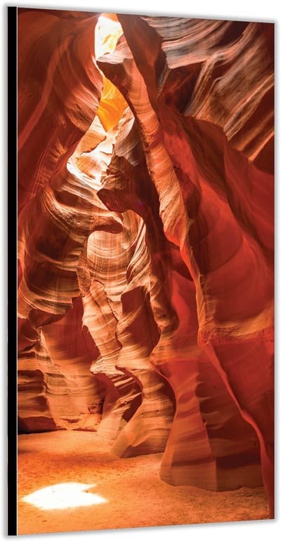 Dibond –Grotten in de Woestijn– 100x200cm Foto op Aluminium (Met Ophangsysteem)