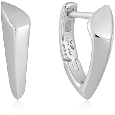 Ania Haie AH E049-06H Tough Love Dames Oorbellen - Oorringen - Sieraad - Zilver - 925 Zilver - 4 mm breed - 13 mm lang