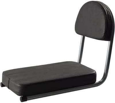 Daity Fietszitkussen voor achterop – Achterzitje – Rugleuningkussen – Universele pasvorm – Zwart – 30 x 19 x 6 cm