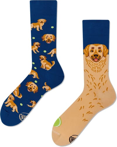 Many Mornings unisex sokken - Golden Boy - Unisex - Maat: 35 - 38