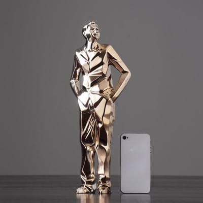 Nordisch Modern Eenvoudig Abstract Creatief Karakter Ornamenten Kunst Entree Kantoor Bureau Decoratie Woondecoratie black