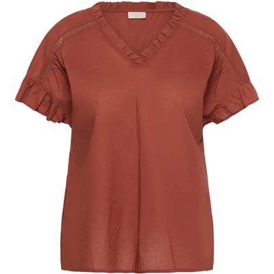Dames-T-shirt KAFFE Curve KCValeria