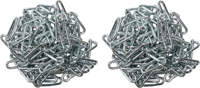Benson Ketting - 2x - voetkettingen - kettingschakels - staal - 3 meter - 3mm - Handelsketting