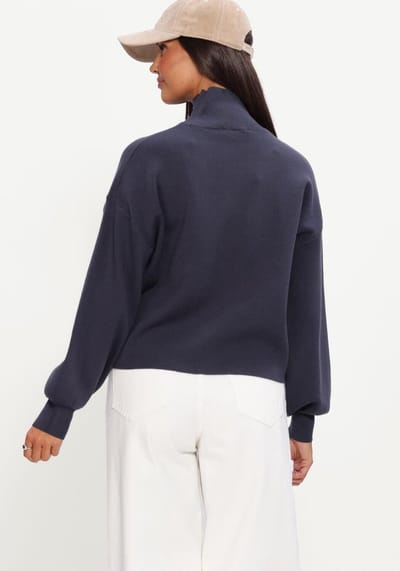 MSCH Copenhagen Mschmercy East M Pullover Truien & vesten Dames - Sweater - Hoodie - Vest- Donkerblauw - Maat XS/S
