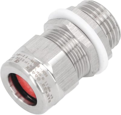 Waterdichte kabeldoorvoerconnector van roestvrij staal 1/2 NPT, verstelbaar 8-12 mm, IP66, geschikt voor binnen- en buitentoepassingen met pakkingen en kabeldoorvoeren