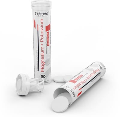 Magnesium + Kalium / Potassium + Vitamine / Vitamin B6 - 20 bruistabletten / effervescent tablets - Grapefruit - OstroVit - Supplementen