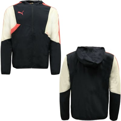 Puma IT Evo Heren Navy Zip Up Trainingscapuchon Track Top Jas 654398 57 A45A