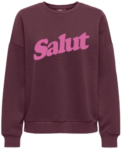 ONLY- ONLZALENTA BOXY L/S BOX CS SWT - Dames - Sweatshirt