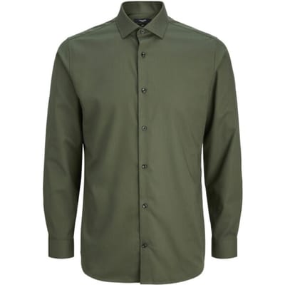 Jack & Jones Overhemd Jprblaparker Shirt L/s Noos 12227385 Rosin/slim Fit Mannen Maat - S