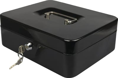 Kleine Veiligheid Kast Sleutelhanger - 6 inch Stalen Kluis met Bak