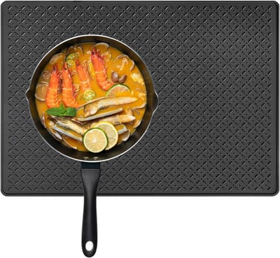 Keukenmat van Siliconen 70 x 50 cm - Hittebestendig, Antislip en Bescherming tegen Krassen en Vlekken