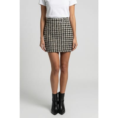 GUESS Marciano By  Secret Tweed Skirt Jet Black Multi Taglia: 36 | Minigonne Outlet | Donna | Nero