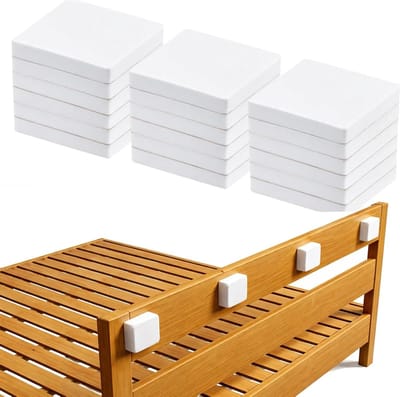 Schuim Stootblokken - Muur buffers - Meubels beschermen - Zelfklevend - 18 stuks 60mm - Wit