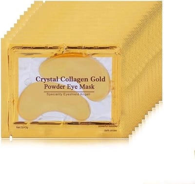 Collageen Oogmasker | Wallen En Donkere Kringen Wegwerken | Wallen Wegwerken | 24K Goud Oog Masker Met Collageen | 20 Stuks (10 Paar)