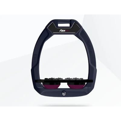 Veiligheidseisen voor paardenrijden Plat Ultra Grip Marine/Zwart/Paars Flex-On Safe-On