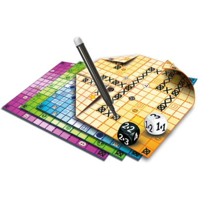 999 Games Dobbel Vouwen Bord- & kaartspellen Bordspellen