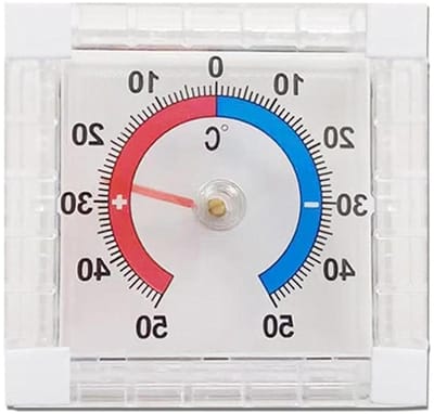 Temperatuur Indicatie Meter - Weerbestendige Monitor - Omgevingscontrole - Zeer Hoge Nauwkeurigheidsgraad - -50C tot 50C - Wit
