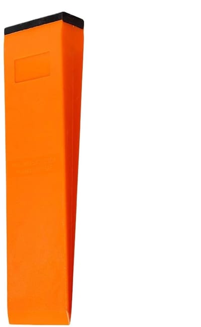 Boom Splijtwig - Kapwiggen Vierkant - Veilig Kappen - Schokbestendig Ontwerp - 14 x 8.2 x 2.7 cm - Oranje