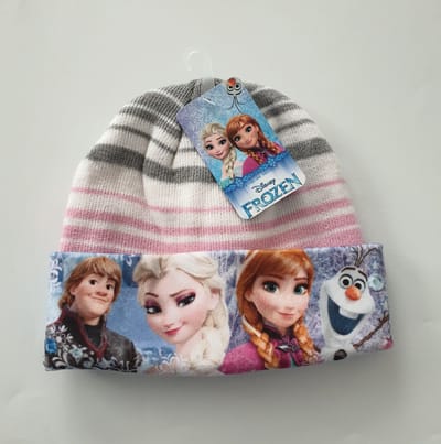 Disney Frozen Muts - Roze - Wit - Grijs - Maat 52 cm