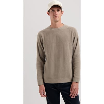Dstrezzed Ds_njord Crew Drift Wood Maat: XXL | Sweaters Outlet | Heren | Beige