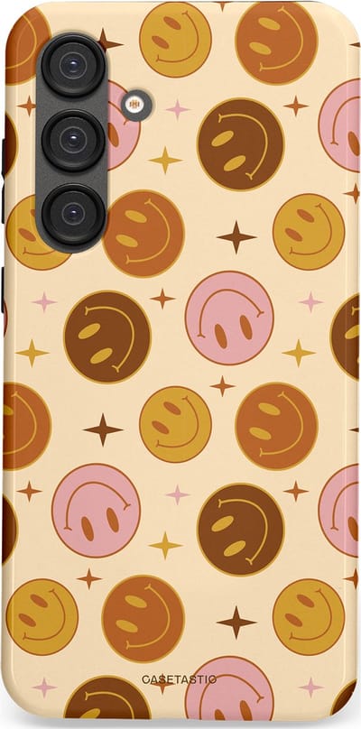 Casetastic Hoesje Geschikt voor Samsung S25 Plus - Stijlvolle Beschermende Duo-layer Case - Geluk