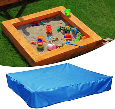 Zandbakhoes Vierkant - Afdekzeil Buiten - Zandbak Beschermen - Waterdicht Stof UV - 200x200 cm - Blauw
