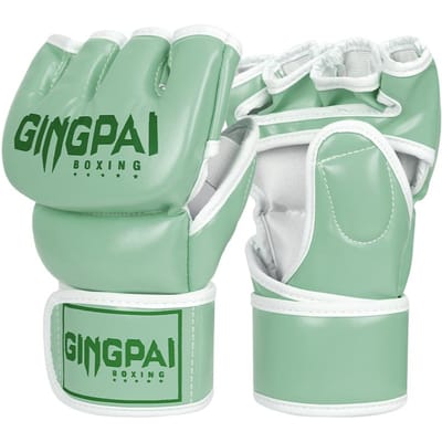 Professionele MMA Bokshandschoenen Voor Kinderen Volwassenen Verdikte Vechthandschoenen Mannen Vrouwen Sanda Halve Vinger Training M