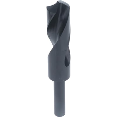 Boorbits met verlaagde schacht HSS Twist Recht 12in Schacht Boorgereedschap 24,5 mm Zwart