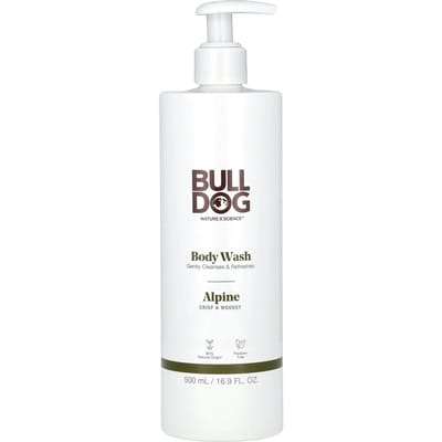 Bulldog Skincare For Men, Body Wash, Alpine, 16.9 fl oz (500 ml)