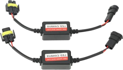 H8 H9 H11 LED CanBus Decoder - 12V Foutloze Anti Flicker Eliminator voor Koplampen en Mistlampen, 2 Stuks