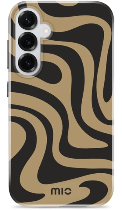 Mio by Mobilize Hoesje geschikt voor Samsung Galaxy S26 Plus MagSafe Telefoonhoesje Hardcase | Mio by Mobilize Backcover | Geschikt voor MagSafe | Geschikt voor Draadloos Opladen met Magnetische Ring | Geschikt voor MagSafe Case - Swirl | Bruin