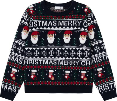 NAME IT NKNRASTOKKE LS KNIT Unisex Trui - Maat 122/128